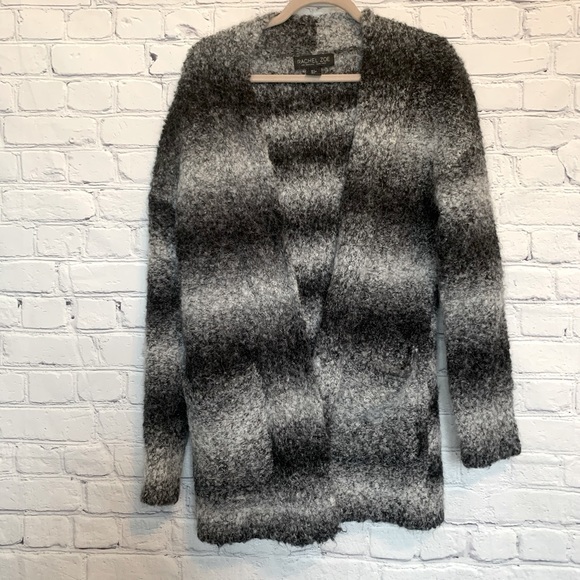 Rachel Zoe alpaca wool blend ombré cardigan small - Picture 2 of 7